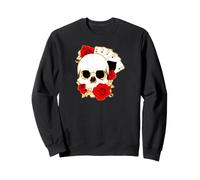 Arte de Cartas de Juego de póquer de Rosas de Calavera de Cuatro ases Sudadera