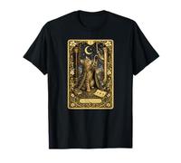 Arte de Cartas del Tarot del Gato místico - Felino de Alta sacerdotisa Camiseta