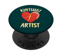 Arte de cerámica Japonesa Kintsugi Artist PopSockets PopGrip Adhesivo