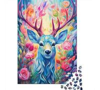 Arte de Ciervo de fantasía Puzzle De 1000 Piezas Puzzle Arte Diversión Adultos Y Niños A Partir De 12 Año 38x26cm/1000pcs