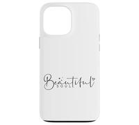 Arte de cita de inspiración para el alma hermosa Carcasa para iPhone 13 Pro Max
