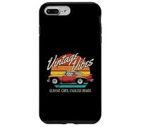 Arte de coches antiguos Vintage Vibes Retro Automotive Nostalgia Carcasa para iPhone 7 Plus/8 Plus
