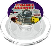 Arte de cómic de Tren Fantasma de Viaje extraño PopSockets PopGrip para MagSafe