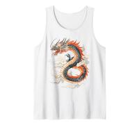 Arte de Criatura mítica del dragón majestuoso de fantasía Camiseta sin Mangas