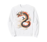 Arte de Criatura mítica del dragón majestuoso de fantasía Sudadera