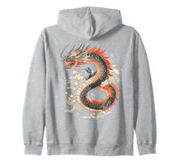 Arte de Criatura mítica del dragón majestuoso de fantasía Sudadera con Capucha