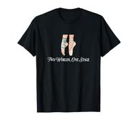 Arte de Danza Bailarina Gimnasta de Two Worlds One Stage Camiseta