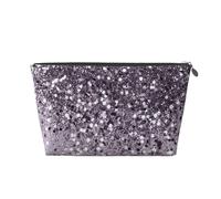 Arte de decoración Brillante con Purpurina de Dama de Lavanda Brillante, Bolsa de artículos de tocador Bolsa de Maquillaje Bolsa de cosméticos Bolsa de artículos de tocador de Viaje portátil