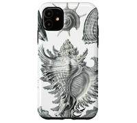 Arte de dibujo científico vintage con conchas marinas Carcasa para iPhone 11