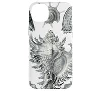 Arte de dibujo científico vintage con conchas marinas Carcasa para iPhone 14 Plus