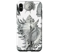 Arte de dibujo científico vintage con conchas marinas Carcasa para iPhone XS Max