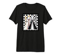 Arte DE Dos Reinas INSPIRADAS EN EL AJEDREZ Camiseta Premium
