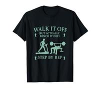 Arte de Entrenamiento Walk It Off Bench It Off en el Gimnasio Camiseta