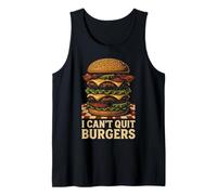 Arte de Estilo gráfico I Can't Quit Burgers Camiseta sin Mangas