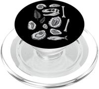 Arte de Estilo Tatuaje Vintage fósiles y Huesos PopSockets PopGrip para MagSafe