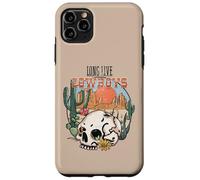 Arte de estilo vaquero con diseño de calavera del desierto Carcasa para iPhone 11 Pro Max