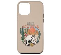 Arte de estilo vaquero con diseño de calavera del desierto Carcasa para iPhone 12 mini