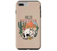 Arte de estilo vaquero con diseño de calavera del desierto Carcasa para iPhone 7 Plus/8 Plus