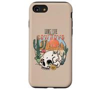 Arte de estilo vaquero con diseño de calavera del desierto Carcasa para iPhone SE (2020) / 7 / 8