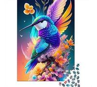 Arte de fantasía de colibrí Paquete De 1000 Piezas Papel Ecológico Entrenamiento Cerebral Fácil De Limpiar Portátil Rompecabezas Atractivo 38x26cm/1000pcs