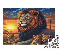 Arte de fantasía del Rey León Puzzle Mil Piezas Adultos Y Ni?os Reto Mental para Expertos Elección Amazon Noche En Familia Cartón Premium 70x50cm/1000pcs