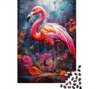 Arte de fantasía Flamenco Paquete De 1000 Piezas Papel Ecológico Entrenamiento Cerebral Fácil De Limpiar Actividad De Vinculación Familiar 70x50cm/1000pcs