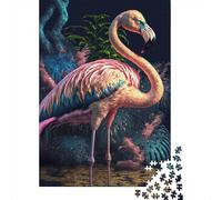 Arte de fantasía Flamenco Set De 1000 Piezas Papel Reciclado Puzzle Familiar Aficionados A Los Fácil Almacenar Rompecabezas Atractivo Horas Entretenimiento 52x38cm/1000pcs