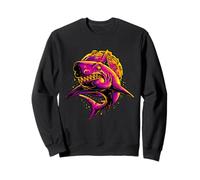Arte de fantasía Oscura con un Feroz tiburón cósmico, Regalo para un depredador del océano Sudadera