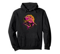 Arte de fantasía Oscura con un Feroz tiburón cósmico, Regalo para un depredador del océano Sudadera con Capucha