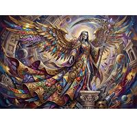 Arte de Fusión de Cráneo y Muerte Puzzle De Madera 500 Piezas Adultos Y Niños,Rompecabezas,14 Años+,Deco Pared,Desafío,Madera,Regalo Ideal,Anti-estrés,Relax,Reto,Educativo (52x38cm)