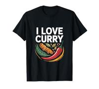 Arte de hojas de chile con cúrcuma y curry Camiseta
