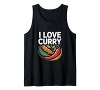 Arte de hojas de chile con cúrcuma y curry Camiseta sin Mangas