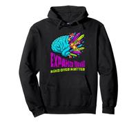 Arte de Hongos cristalinos Coloridos del Cerebro anatómico Surrealista Sudadera con Capucha