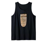 Arte de huella antigua sagrada del pie de Buda Camiseta sin Mangas