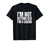 Arte de Humor Retro I'm Not Getting Old Soy una Leyenda Viviente Camiseta