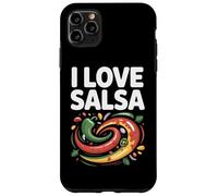 Arte de I Love Salsa Vibrant Peppers Carcasa para iPhone 11 Pro Max