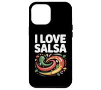 Arte de I Love Salsa Vibrant Peppers Carcasa para iPhone 12 Pro Max