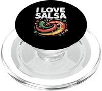 Arte de I Love Salsa Vibrant Peppers PopSockets PopGrip para MagSafe
