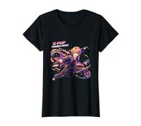 Arte de ídolos de Anime K-Pop Power Move Camiseta