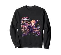 Arte de ídolos de Anime K-Pop Power Move Sudadera