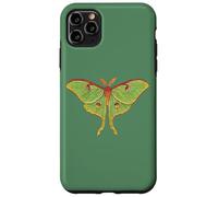 Arte de insectos de naturaleza mística con diseño de polilla luna verde Carcasa para iPhone 11 Pro Max