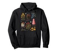 Arte de jardín místico y Espeluznante para Halloween de Witchy Haunted House Sudadera con Capucha