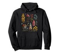 Arte de jardín místico y Espeluznante para Halloween de Witchy Haunted House Sudadera con Capucha