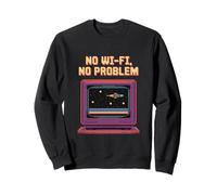 Arte de Juegos de Pixel TV Sin Wi-Fi, no Hay Problema Sudadera