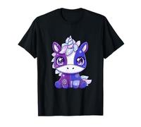 Arte de Juguete de fantasía de Unicornio de Cristal Cosido Camiseta