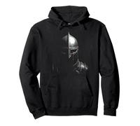 Arte de la cabeza del casco de caballero medieval Sudadera con Capucha