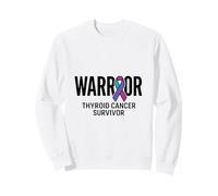 Arte de la Cinta del Guerrero del cáncer de tiroides Sudadera