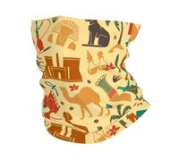 Arte De La Cultura De Las Pirámides Egipcias Antiguas Unisex Snood Resistente Al Viento Pasamontañas Transpirable Bandana para Deportes Correr Yoga Clima Frío