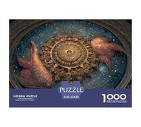 Arte de la cúpula astrología Estructura De Papel Duradera Juego Divertido Y Desafiante, Apto para Adultos Y Jóvenes En Momentos De Relax 52x38cm/1000pcs