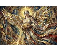 Arte de la Diosa de la Riqueza Puzzle De Madera 1000 Piezas Adultos Y Niños,14 Años+,Reto,Anti-estrés,Rompecabezas,Deco Pared,Regalo Ideal,Madera,Desafío,Relax,Educativo (75x50cm)